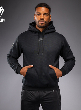 VENUM毒液Roger Gracie Academy男运动卫衣连帽健身训练跑步外套