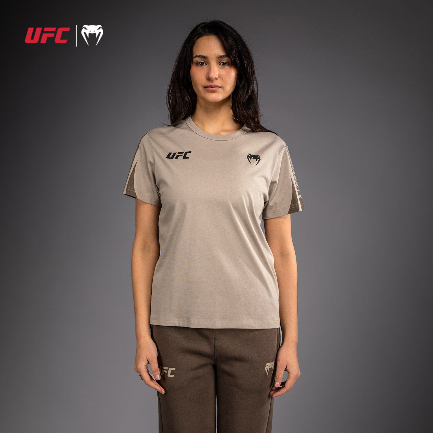 VENUM毒液UFC Unity格斗周全棉圆领短袖女运动健身跑步训练T恤