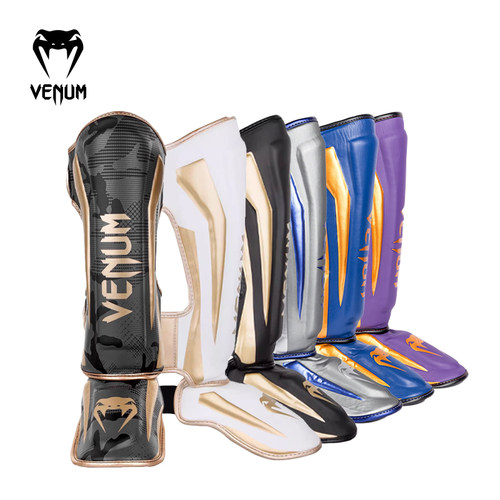 venum毒液精英拳击泰拳散打护腿