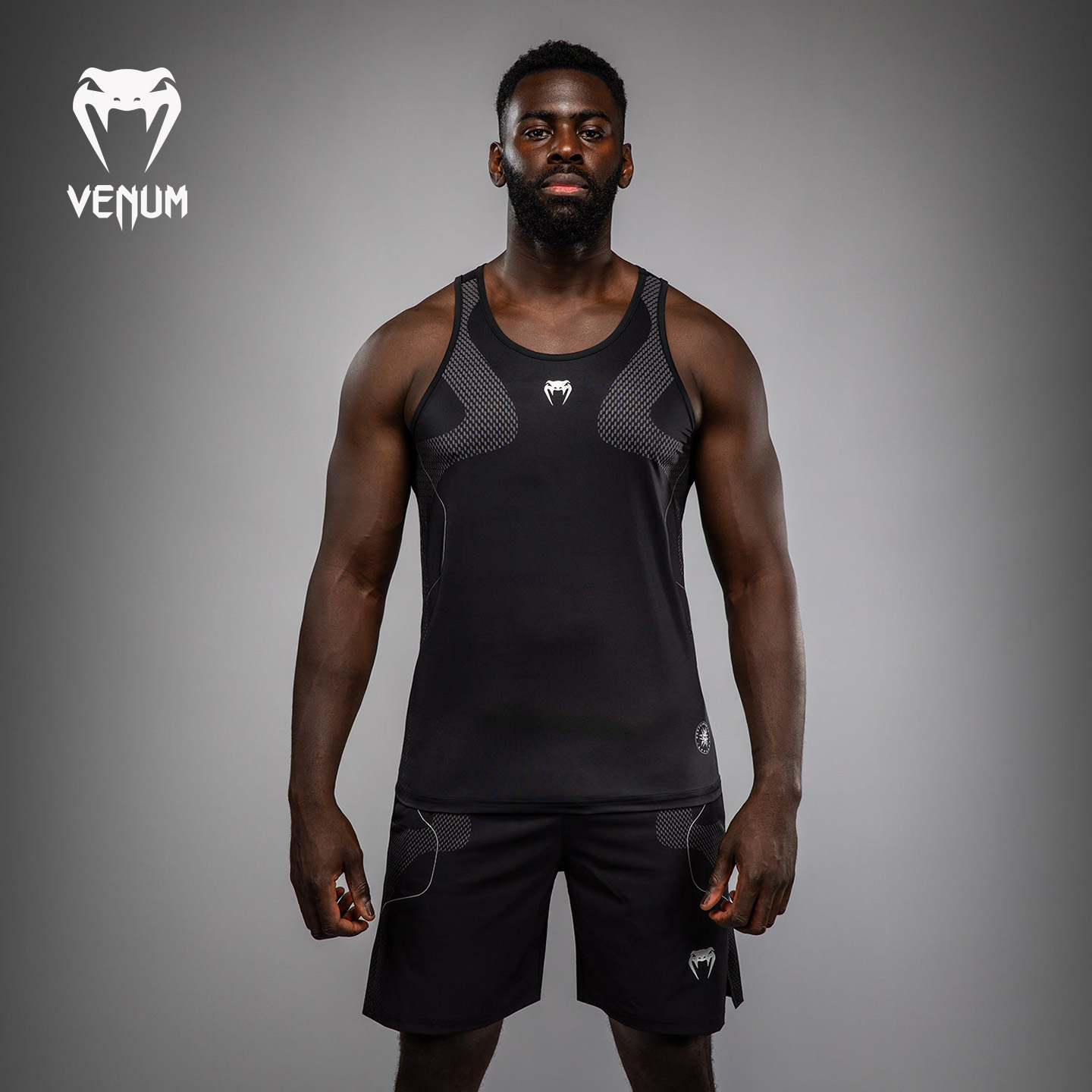 VENUM毒液 Nexus速干透气弹性轻盈背心短袖运动健身训练跑步休闲