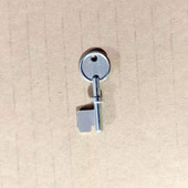 紧急破碎玻璃复位钥匙开关消防手动报警消火栓按钮复位钥匙金属