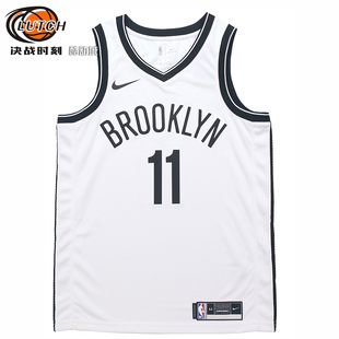 Nike NBA SW球迷版布鲁克林篮网队欧文篮球男运动球衣 CW3584-105