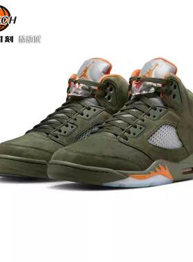 Air Jordan 5 Retro AJ5橄榄绿复古休闲气垫篮球鞋 DD0587-308