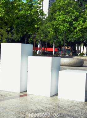 展示台定制烤漆白色木质服装展台鞋包模特地台底座中岛橱窗试衣台