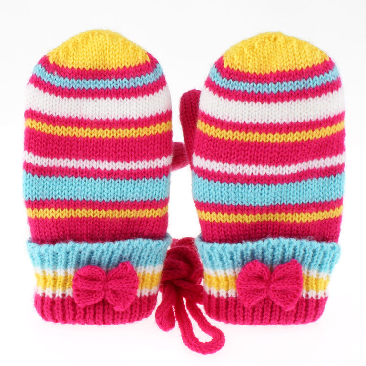 Gants pour fille en de laine - Ref 2150024 Image 3