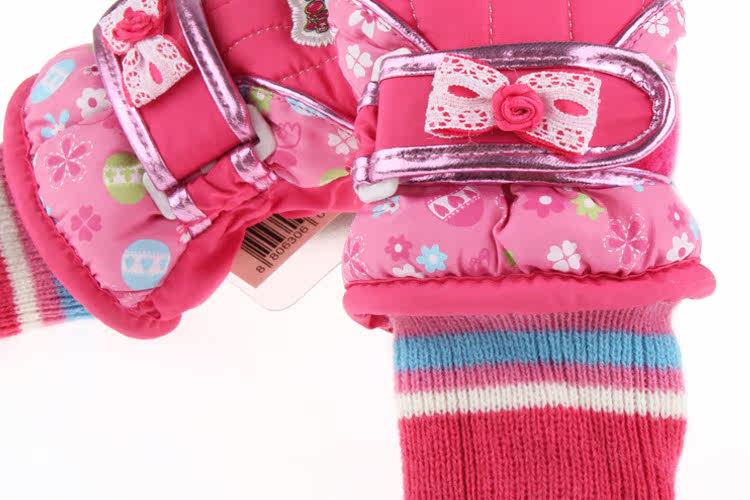 Gants pour fille en velours - Ref 2150025 Image 4