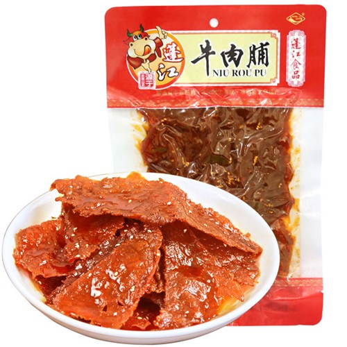 重庆黔江蓬江麻辣牛肉脯四川特产肉脯零食小吃手撕牛肉干250g袋