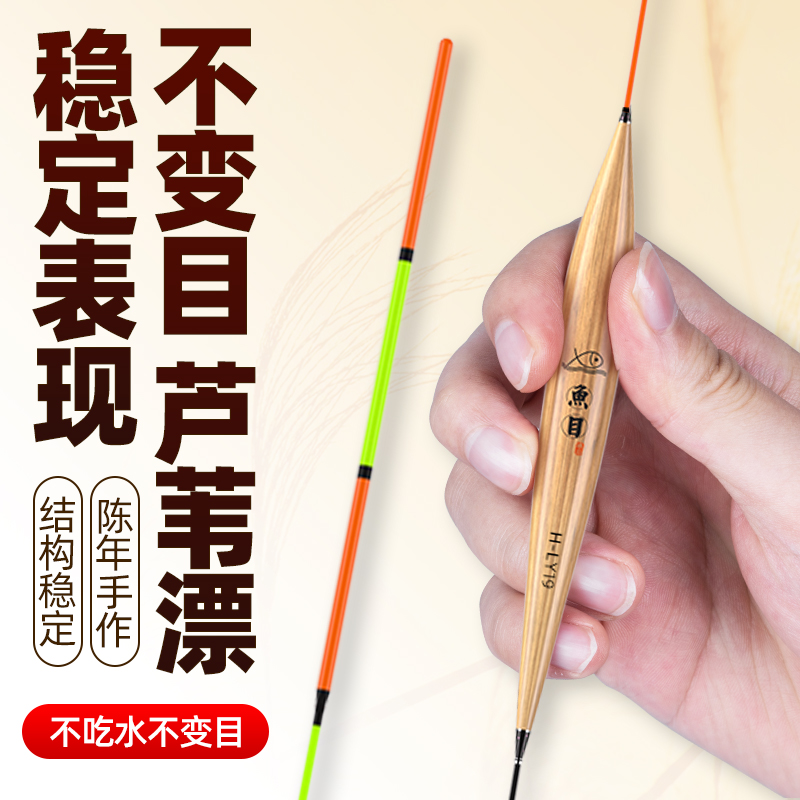高灵敏芦苇漂双目加粗鲫鱼专攻