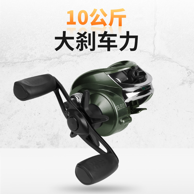 远投水滴轮路亚轮微物轮鱼轮单买防炸线滴水轮大刹车全金属渔轮