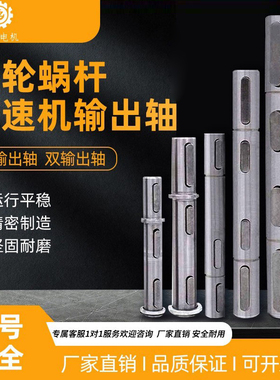 RV蜗轮蜗杆减速机配件单双输出轴30 40 50 63 75 90 110 130