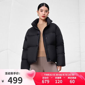 坦博尔羽绒服女高领90%鹅绒加厚时尚休闲保暖外套女冬