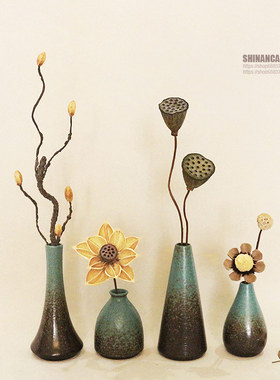 隔板隔断摆件新中式家居饰品禅意客厅博古架店铺陈列复古小软装