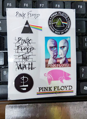 世界摇滚乐队平克弗洛伊德pinkfloyd乐队立体水晶转印贴