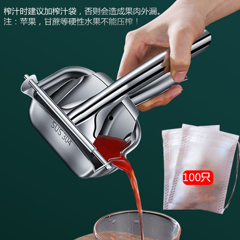 Máy ép trái cây bằng tay đức 304, máy ép nước chanh, máy ép trái cây lựu dưa hấu chiên trái cây bằng thép không gỉ