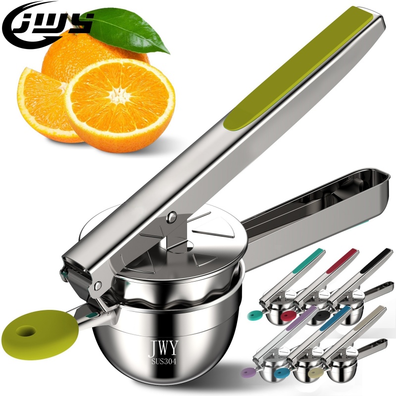 德国304不锈钢柠檬榨汁器大号手动压榨机橙子压汁器水果挤压工具