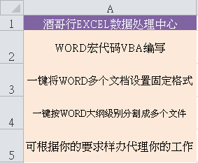 word宏代码编写vba程序WPS自动化一键导入多文件格式自动分割文件