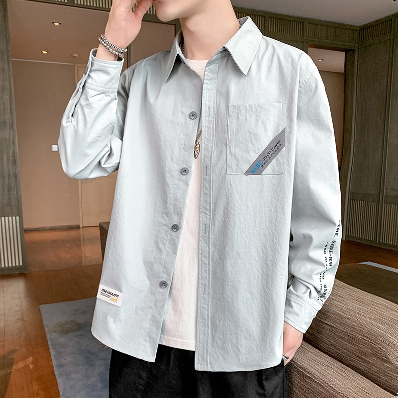 痞帅ins潮流港风日系上衣寸衬衫