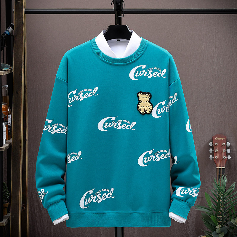 青少年长袖卫衣12岁男孩13初中学生14棉感打底衫上衣15大童春秋装