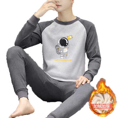 保暖男士加厚青少年秋衣潮