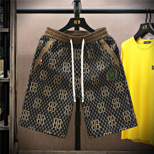 夏季冰丝休闲短裤男士潮流