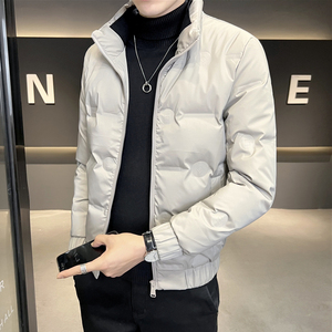 冬季羽绒服男士2023新款男装潮牌轻薄保暖立领冬装白鸭绒加厚外套