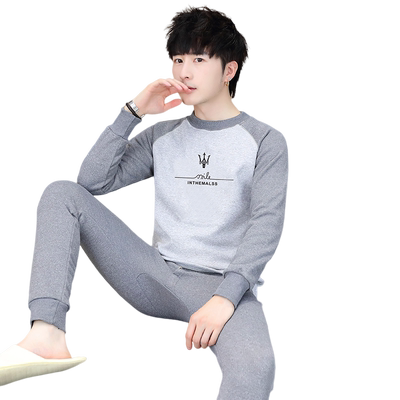 冬季保暖内衣套装男大童打底