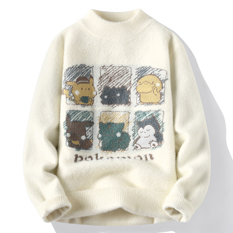 加厚保暖大童打底针织衫