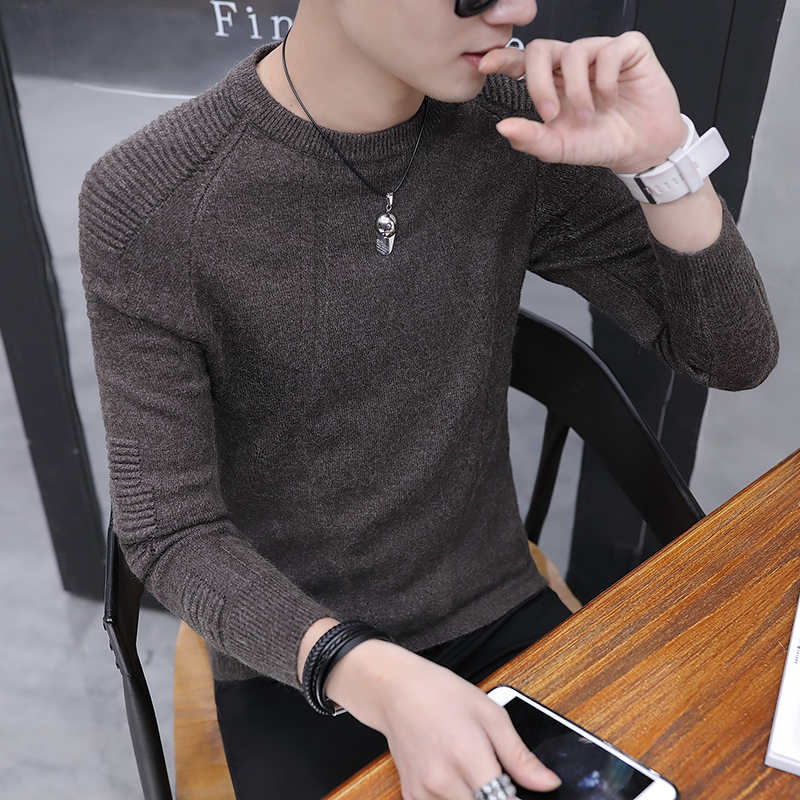 新款男士毛衣打底衫冬季长袖针织