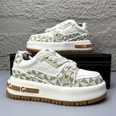 潮流百搭舒适运动时尚 潮鞋 轻便透气休闲板鞋 春秋新款 增高低帮男款