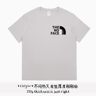 the no face千与千寻周边无脸男短袖t恤纯棉大码体恤动漫搞笑衣服