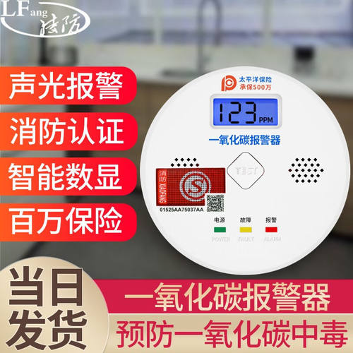 凌防（LFang）一氧化碳报警器家用蜂窝煤泄漏报警器CO探测器煤炉