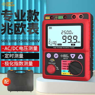 希玛AR3125绝缘电阻测试仪5000V数字高压兆欧表电子摇表