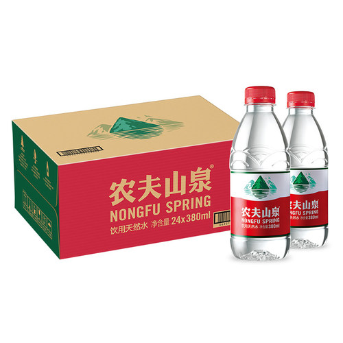 农夫山泉天然饮用水380ml*24瓶
