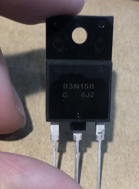 原装正品 NDUL03N150CG 丝印03N150C  2.5A 1500V TO-3PF-3L 直拍