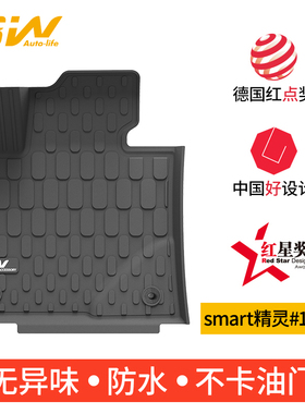 3W全TPE脚垫适用于新款奔驰Smart#1精灵一号巴博斯版脚垫后备箱垫