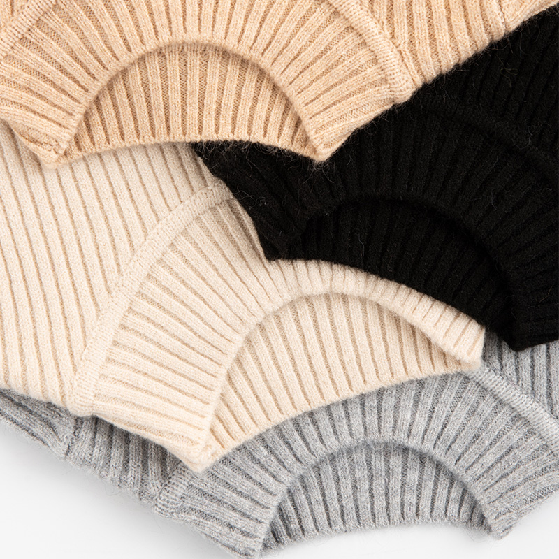 童装羊毛衫中领加厚套头毛绒线打底针织衫