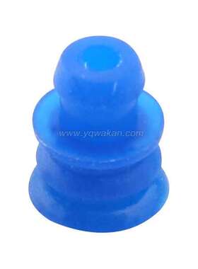 3.5系列接插件堵头 1928300599蓝色空心防水塞 连接器堵头 HDX001