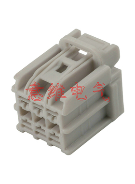 DJ7061R-2.2-21灰色汽车连接器6孔接插件插头2.8系列13591369