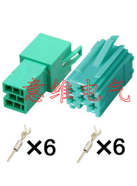 适车用音频/汽车音响改装 DJ7062YA-1.5-11/21  线束插头493486-1