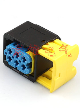 汽车连接器接插件 含端堵DJ7063C-3.5-21 蓝色4-1418437-