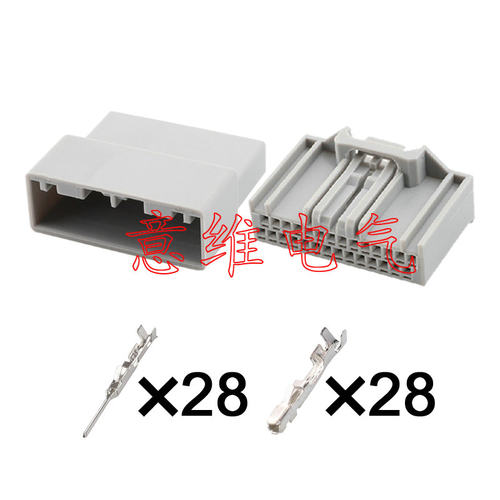 DJ7285S-0.7-11/21 28P公母对插连接器 公端2.2mm间距 MX34028SF1