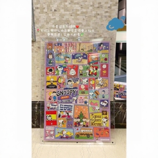 亚克力拼图框收纳相框挂墙手工diy画框1000片50x75CM透明展示防尘