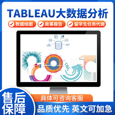 定制Tableau大数据绘图看板故事设计 留学英文BI代分析桑基图制做