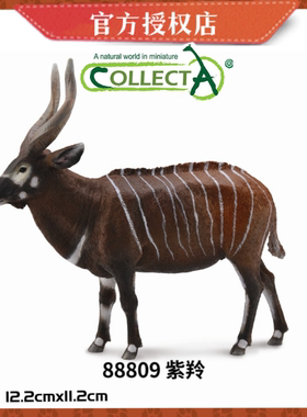 英国CollectA我你他野生动物模型玩具88809 紫羚 88823 紫羚幼仔
