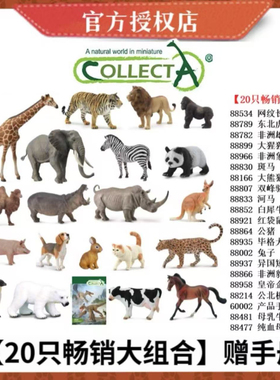 大组合[宝妈必入]英国CollectA动物模型早教认知玩具官方礼盒礼物