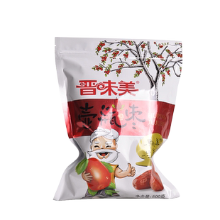 晋味美红枣500g太谷壶瓶枣大红枣子可枣夹核桃仁非新疆和田大枣