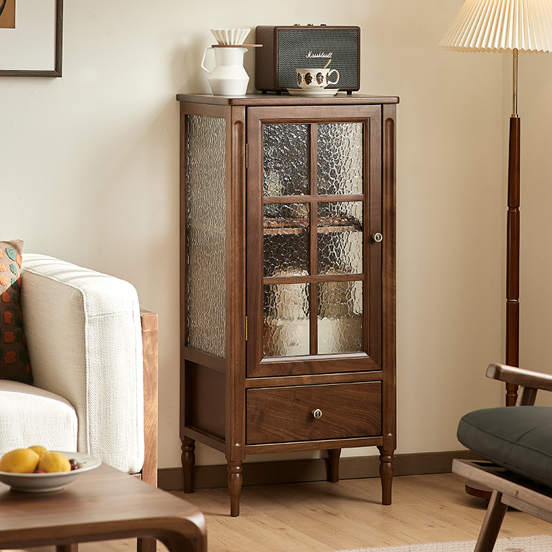 YAMOO北美黑胡桃木酒柜