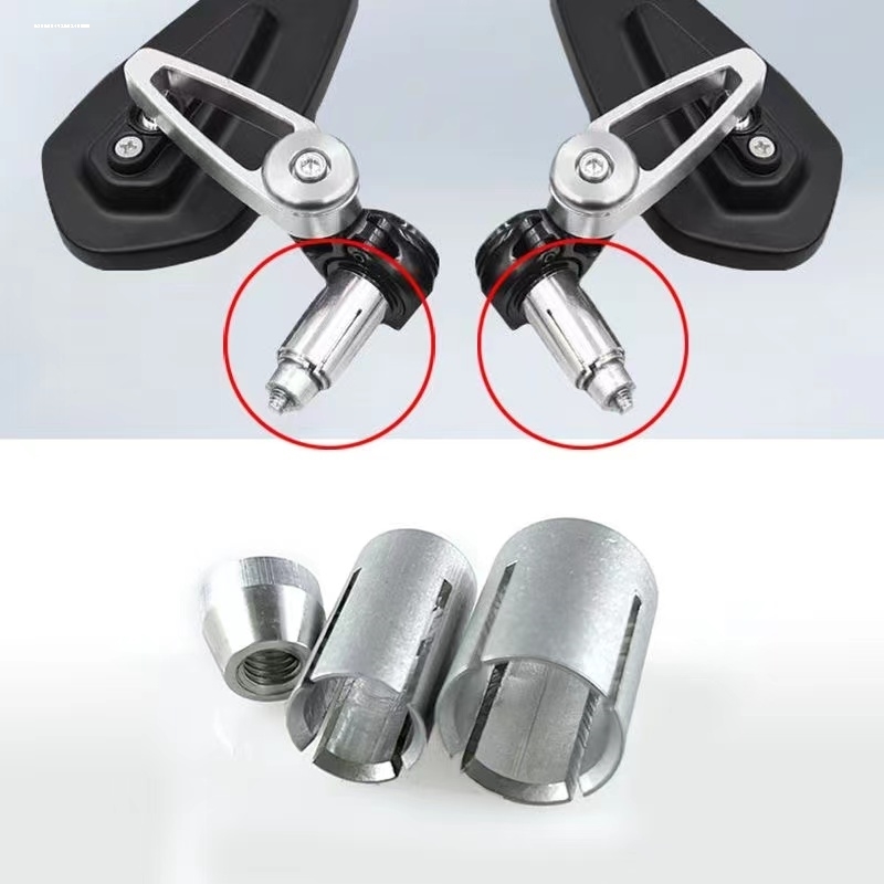 摩托车改装后视镜倒车镜反光镜膨胀螺丝车把尾端螺丝13-19MM通用