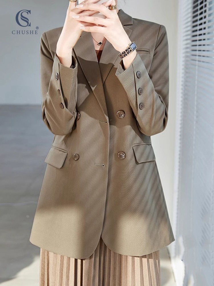 2025新款休闲西装外套女春秋季今年流行上衣高级感炸街小个子西服