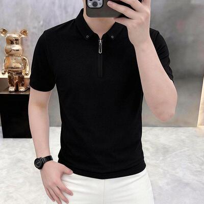 高档夏季新款男士简约透气